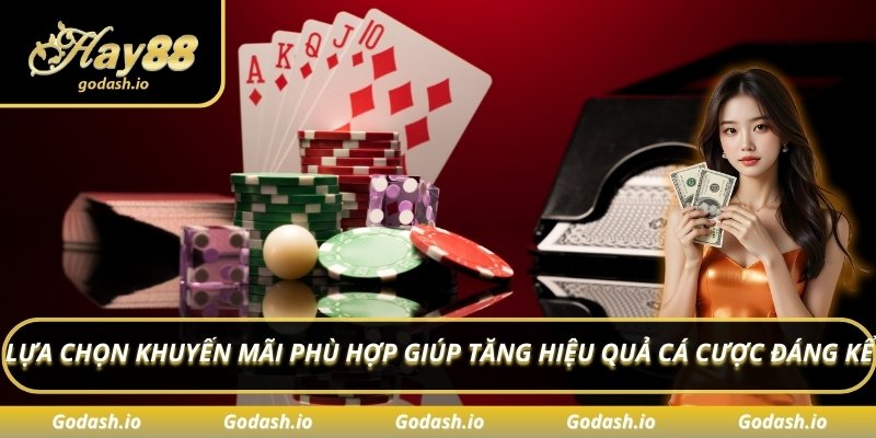 Lựa chọn khuyến mãi phù hợp giúp tăng hiệu quả cá cược đáng kể