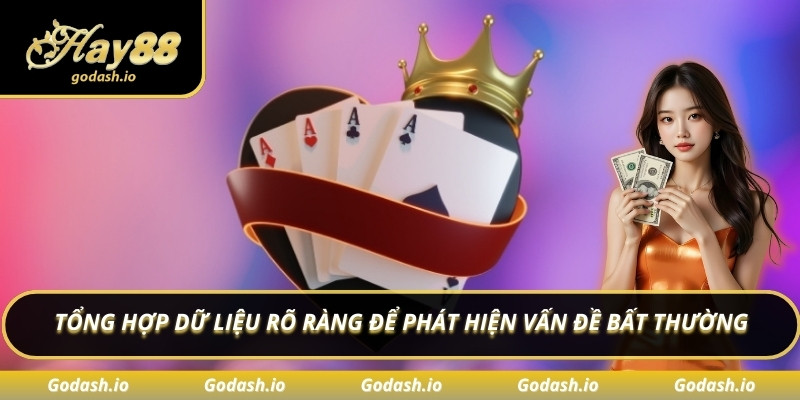 Tổng hợp dữ liệu rõ ràng để phát hiện vấn đề bất thường